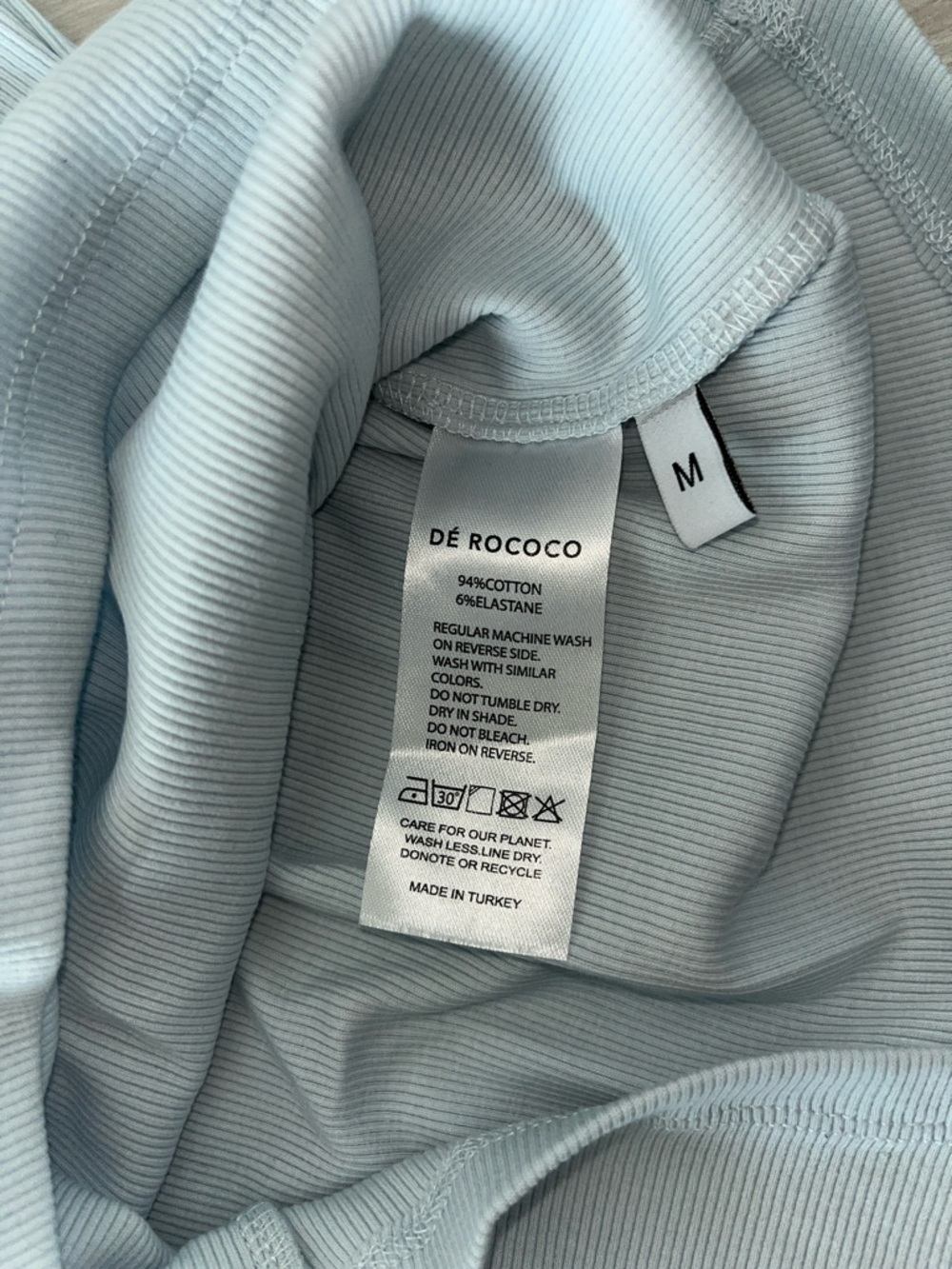 De Rococo Racerback Ribbed Top - Picture 2 of 4